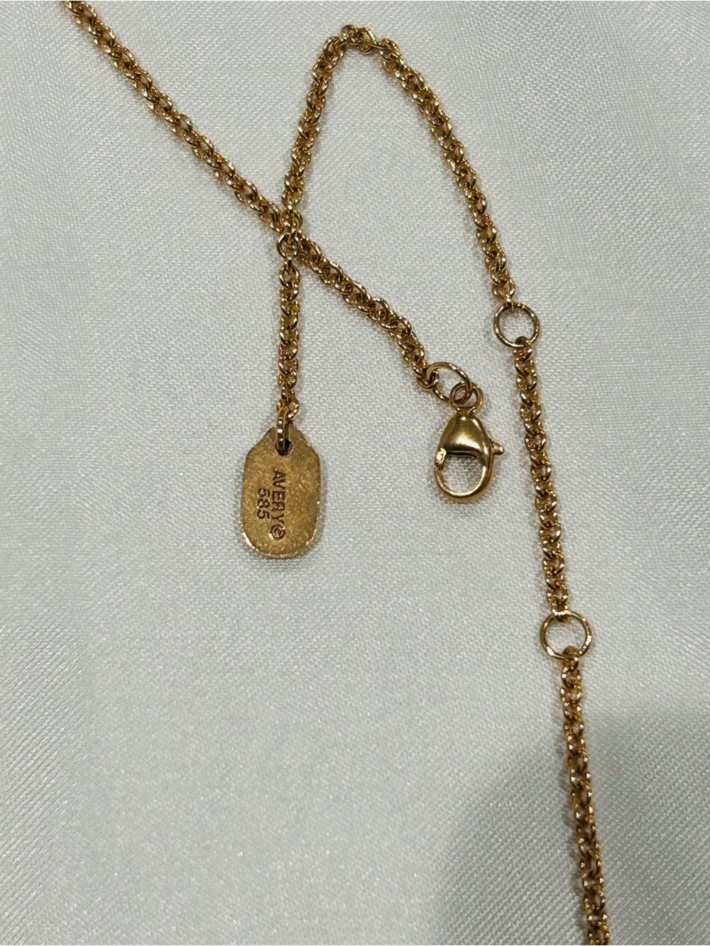 James Avery 14K Gold Horizon Cross Necklace - Adjustable 18–20” - Picture 8 of 11